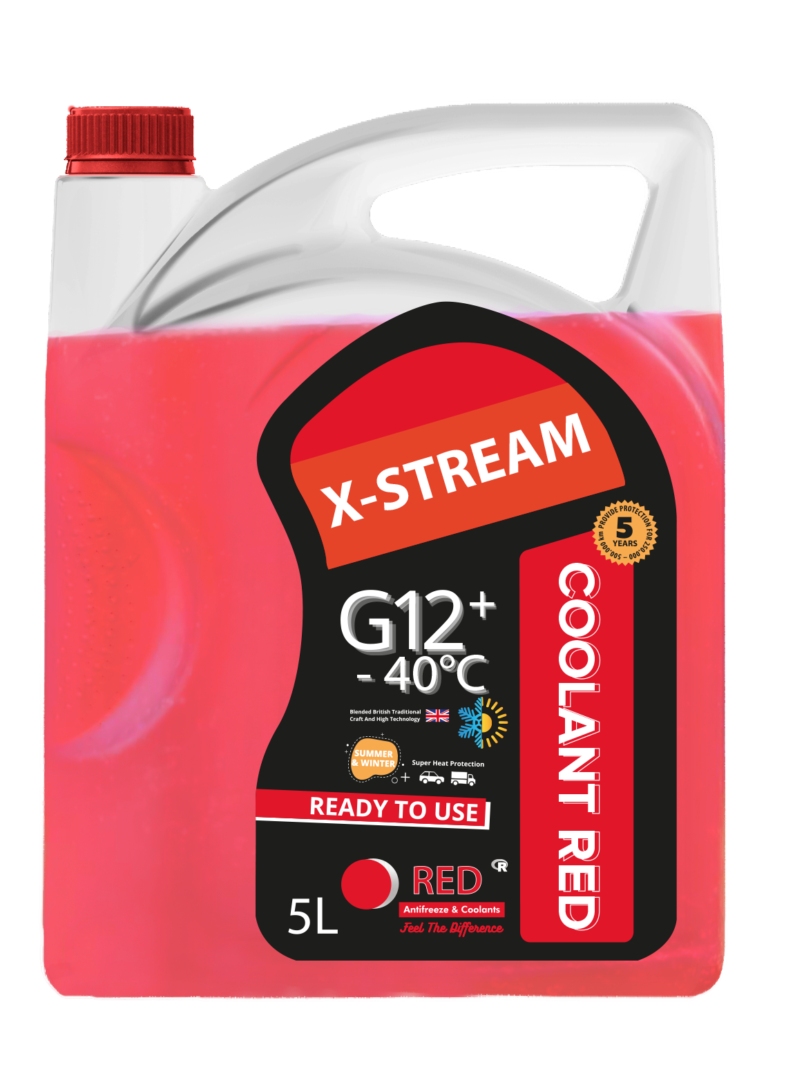 G12+ RED -40°C READY TO USE 5L