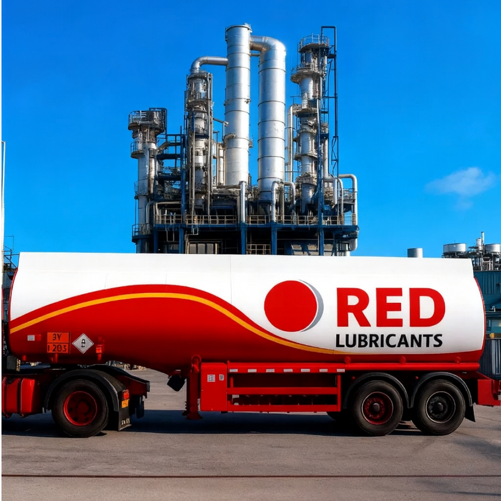 RED Lubricants tanker at refinery