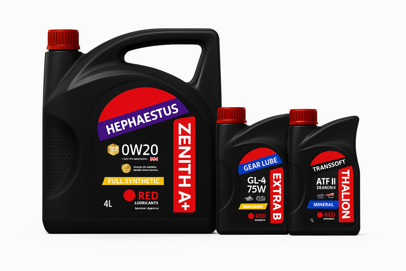 RED Lubricants product lineup
